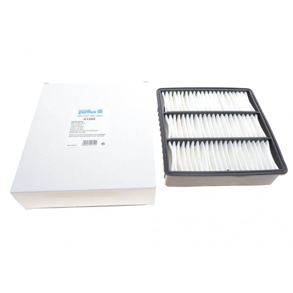 Фільтр повітряний Mitsubishi Colt V/Galant VI/Lancer/Outlander 1.3-2.4TDI 95- - A1349 PURFLUX