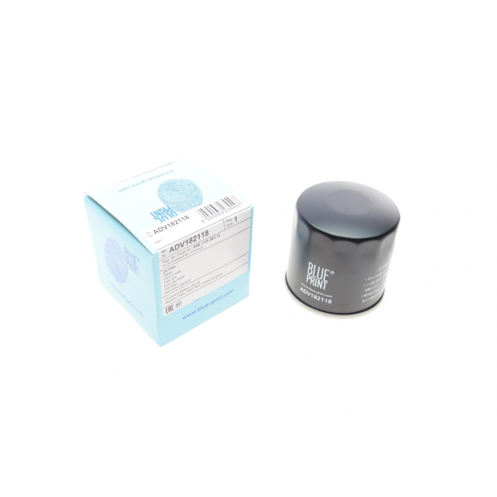 Фильтр масляный VW Caddy IV 1.0-1.6TSI / Golf VI/VII/Seat 16- ADV182118 BLUE PRINT