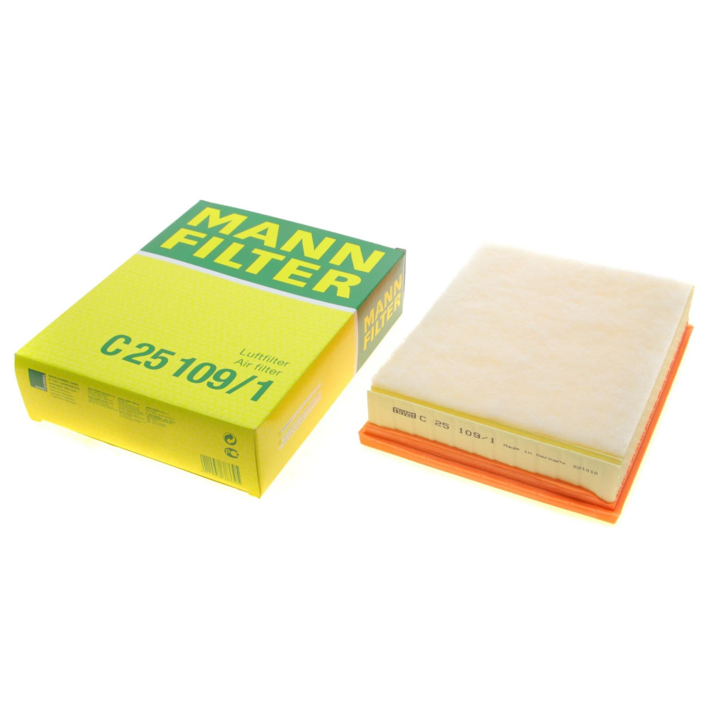 Фильтр воздушный Renault Laguna 1.5dCi/2.0 16V GT Turbo/2.0dCi 07-15/Latitude 1.5dCi 10- C 25 109/1 MANN-FILTER