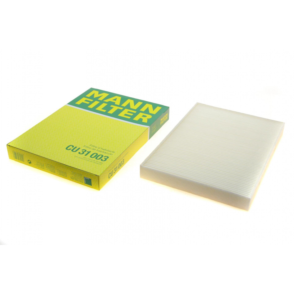 Фільтр салону Audi A4/A5/Q5 15-/A6/A7/A8/E-Tron 18-/Q8 E-Tron 22-/Bentley Bentayga 15- CU 31 003 MANN-FILTER