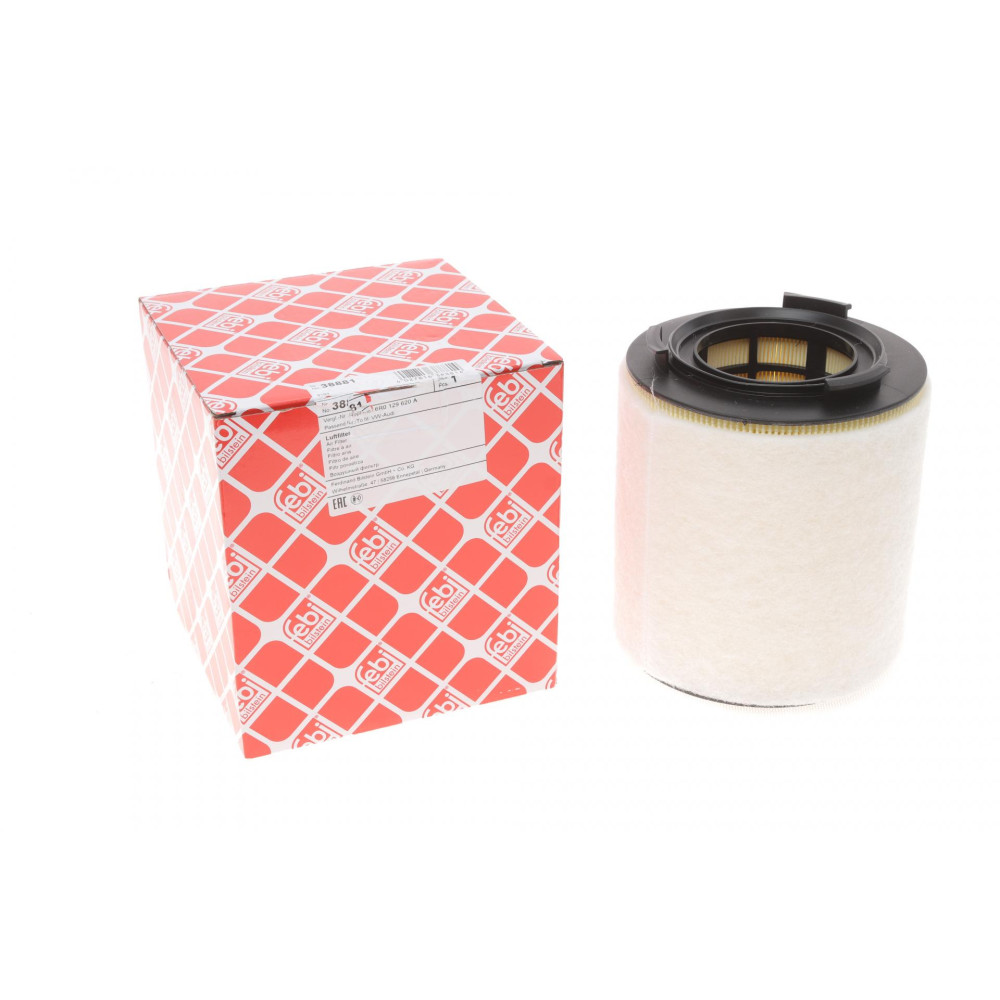 Фильтр воздушный Seat Ibiza 09-/ Skoda Fabia 10-14/Rapid 12-/VW Polo 09- - 38881 FEBI BILSTEIN