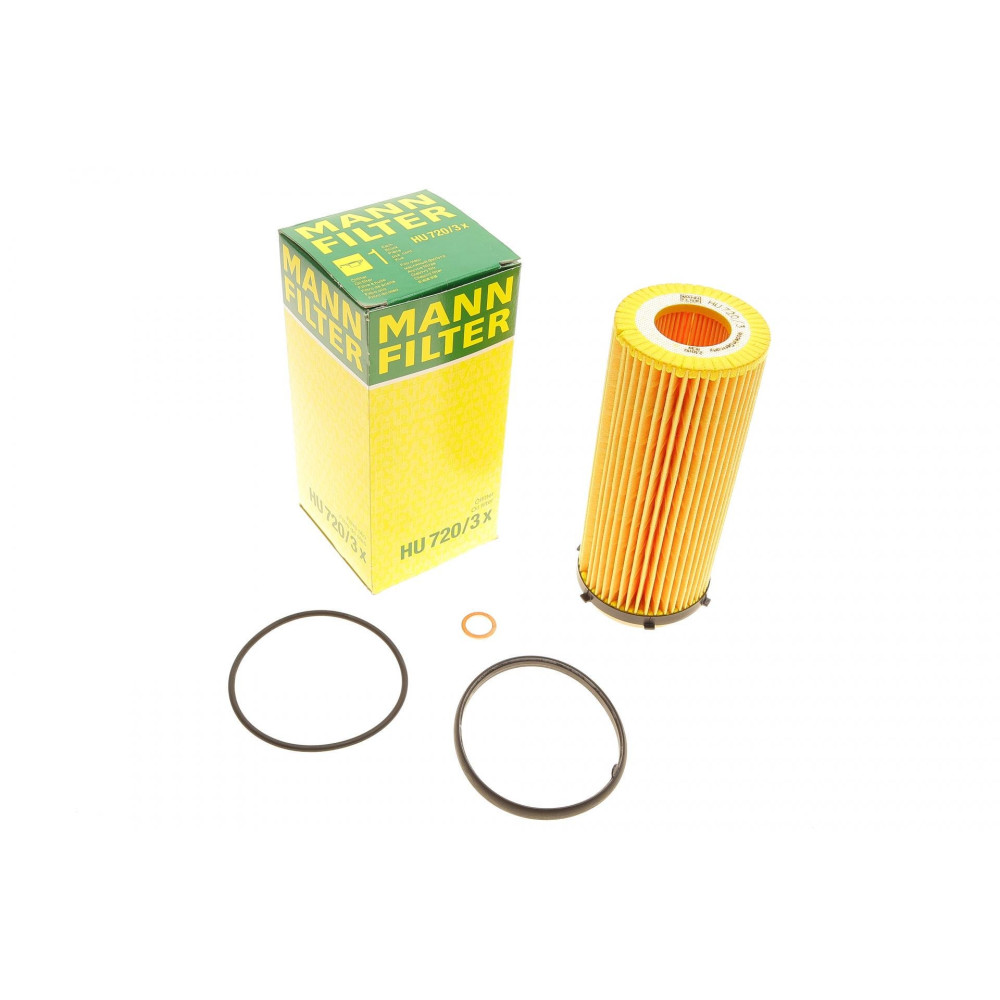 Фільтр масляний BMW 3 E90-E93 2.5D/3.0D 09- N57 HU 720/3 X MANN-FILTER