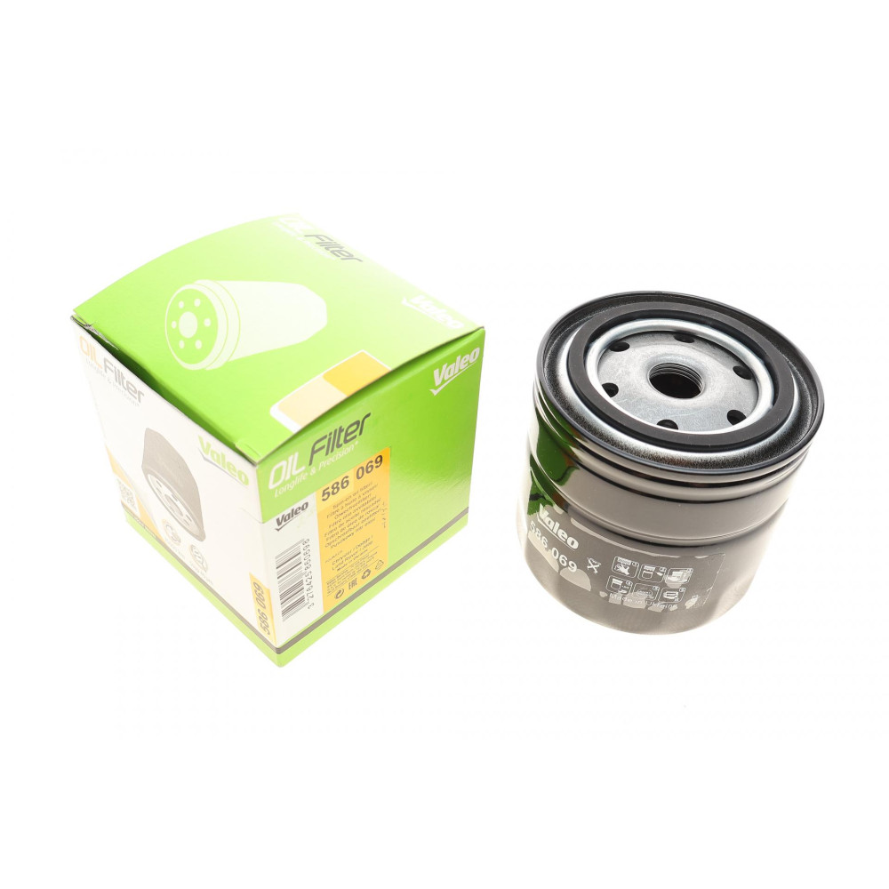 Фильтр масляный Chrysler Voyager 3.3 00-03/Jeep Wrangler 4.0 06- - 586069 VALEO