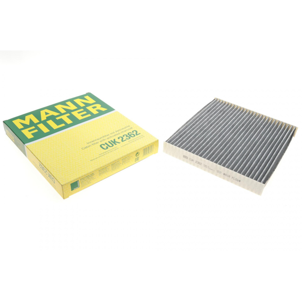 Фильтр салона Hyundai Santa Fe/Grandeur 06-12/Sonata 05-/Kia Magentis 01-08 угольный CUK 2362 MANN-FILTER