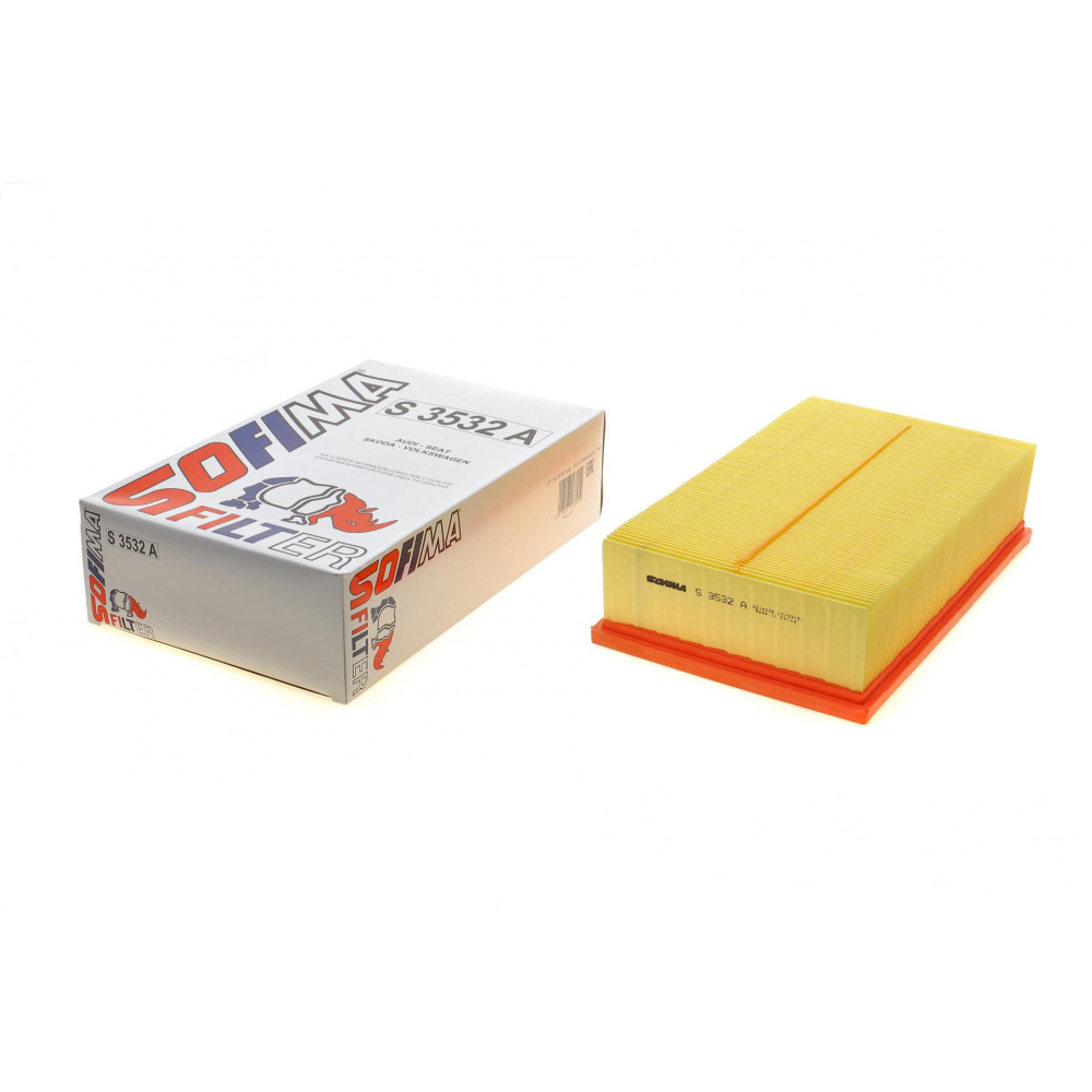 Фільтр повітряний Audi A3/Q2/Q3/TT/Skoda Octavia/SuperB/VW Golf/Passat/Tiguan 1.4-2.0D 12- - S 3532 A SOFIMA