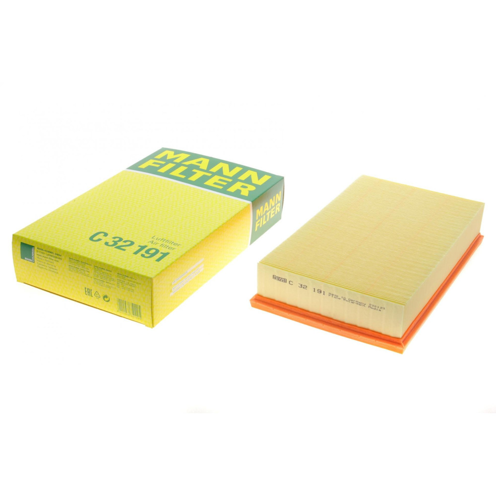 Фильтр воздушный VW T5 1.9TDI/2.0/BiFuel/TDI/TSI/2.5TDI/3.2 V6 03-15/VW T6 2.0TDI/TSI 15- C 32 191 MANN-FILTER