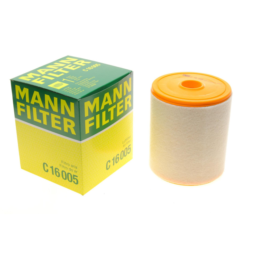 Фильтр воздушный Audi A6/A7 2.8FSI/3.0TDI/TFSI/4.0TFSI 11-18/Allroad 3.0TDI/TFSI 12- C 16 005 MANN-FILTER