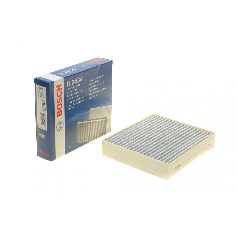Фільтр салона Smart Roadster/Forfour 0.7-1.5 03-08 Mitsubishi Colt 1.1-1.5 04- вугольний - 1 987 432 434 BOSCH