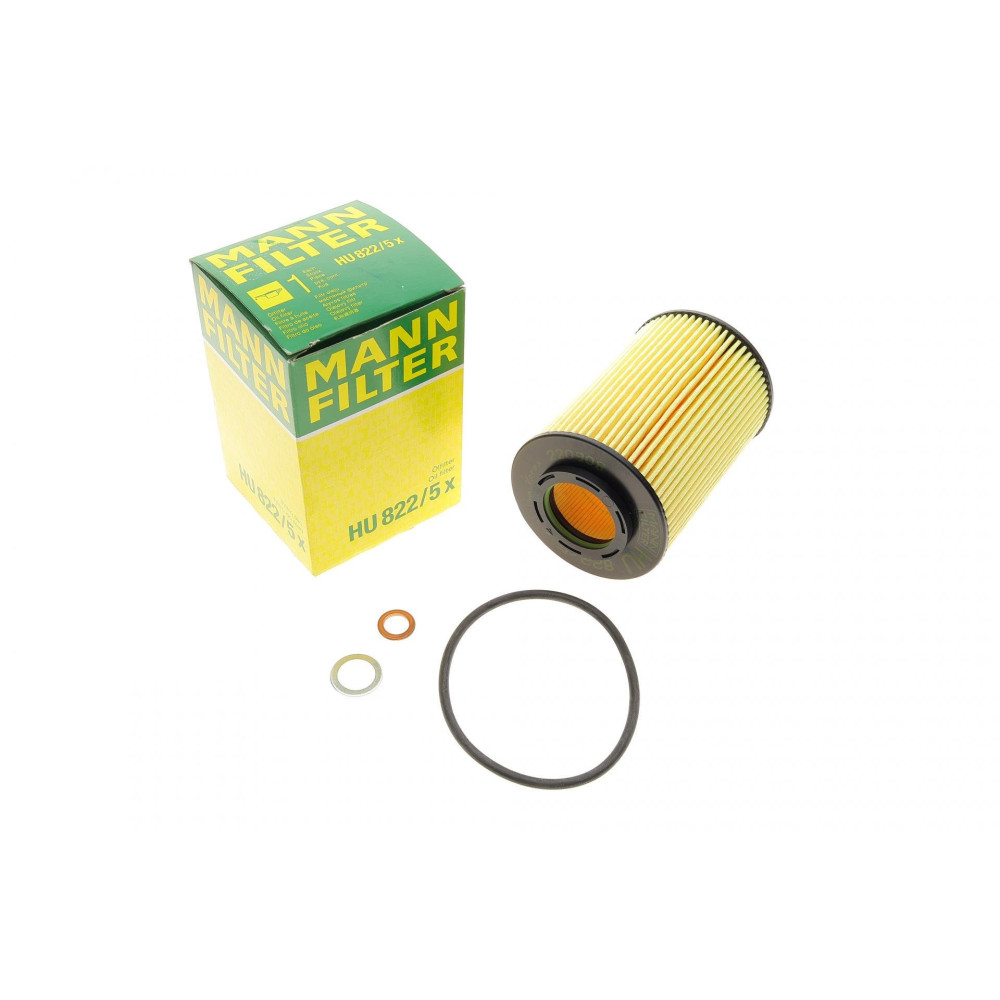 Фільтр масляний Hyundai Tucson/Kia Sportage 2.0 CRDi 06- HU 822/5 X MANN-FILTER