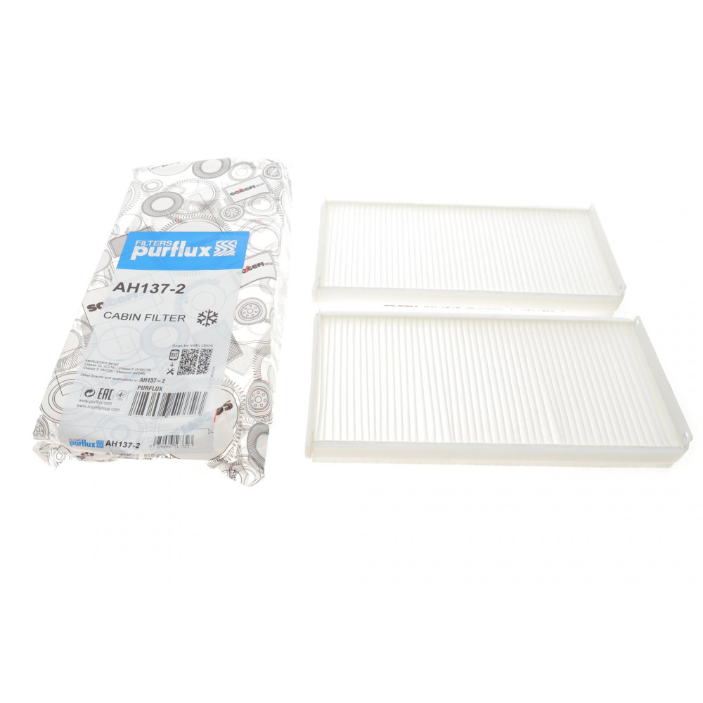 Фильтр салона Mercedes E-class W210 кол-кт 2шт. - AH137-2 PURFLUX