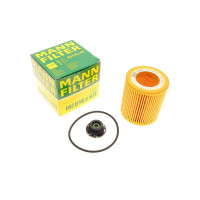 Фильтр масляный BMW 5 F10/F11/3 F30/F80 12- N20/N26/B47/N55 HU 816 Z KIT MANN-FILTER