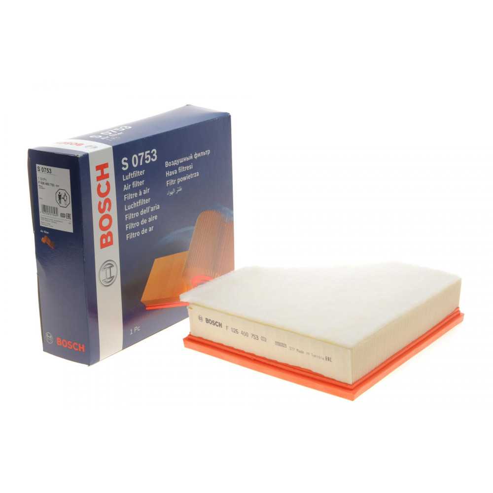 Фильтр воздушный BMW 3 G20/G80/G28 2.0d B47/3.0d B57 18- с поролоном - F 026 400 753 BOSCH