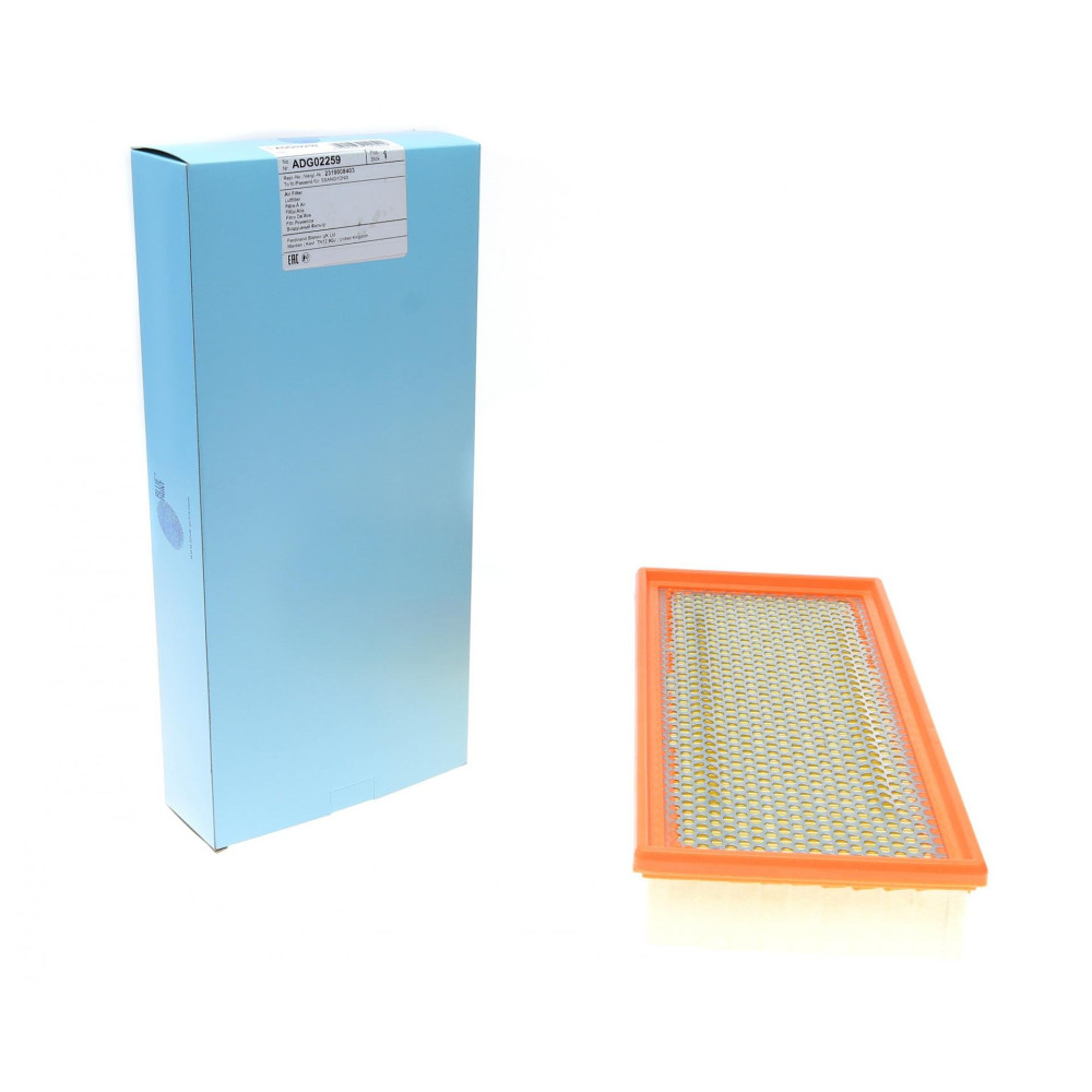 Фільтр повітряний Ssangyong Rexton 2.7/2.9 D/2.0Xdi 02- ADG02259 BLUE PRINT