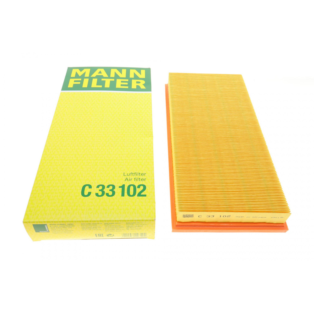 Фильтр воздушный Mercedes E-class 124/W210 4.2/5.0/6.0 M119 93-97/S-class W140 4.2/5.0 M119 91-98 C 33 102 MANN-FILTER
