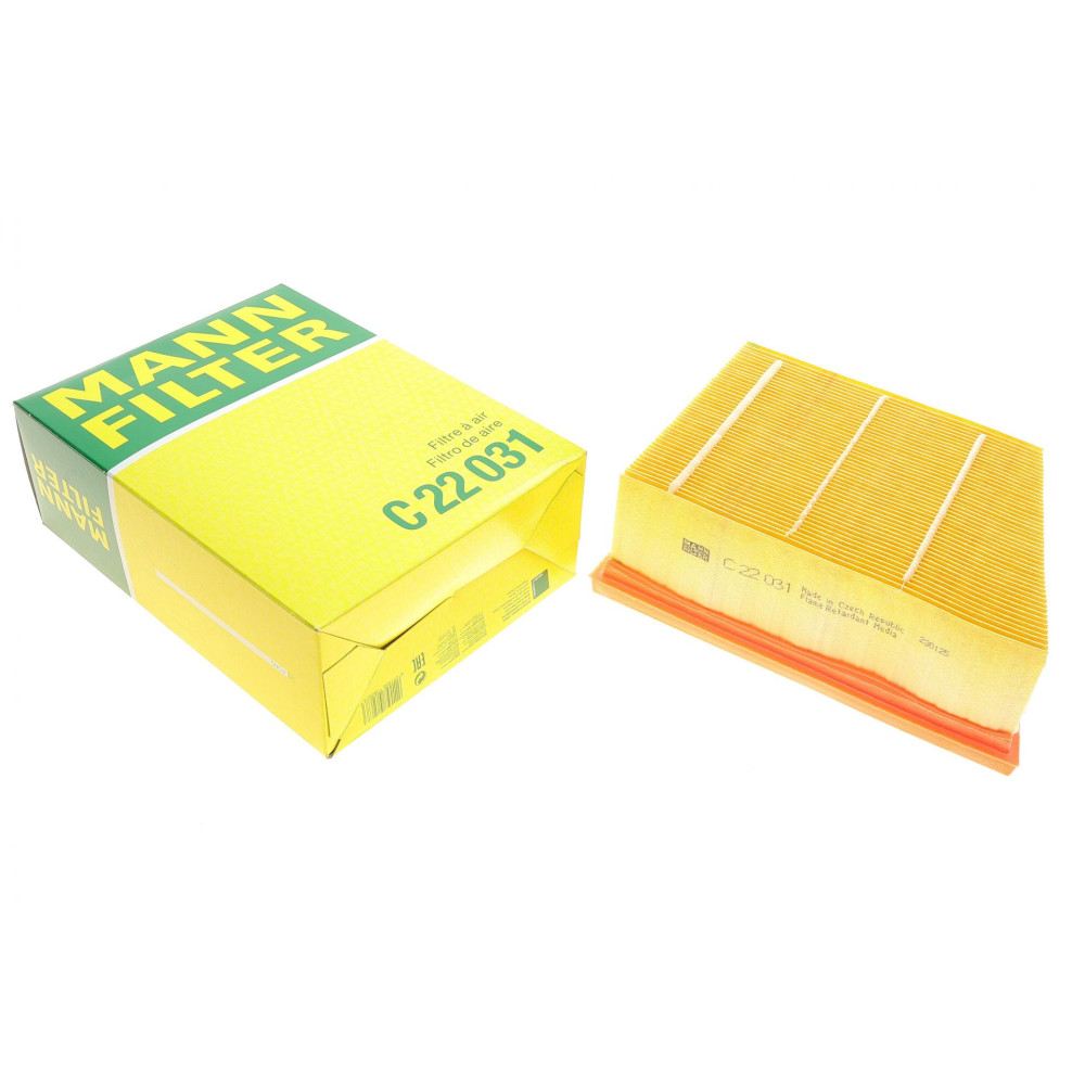Фильтр воздушный Ford Transit/Tourneo/Fiesta 1.0Ecoboost/1.1/1.5TDCi 14-/Puma 1.5Ecoblue 20- C 22 031 MANN-FILTER
