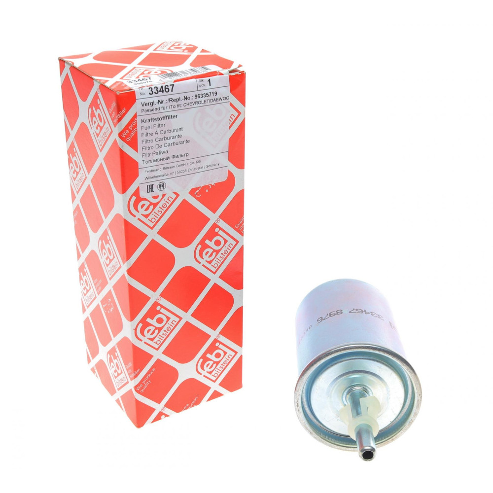 Фільтр паливний Daewoo Lanos 1.3-1.5 97- - 33467 FEBI BILSTEIN