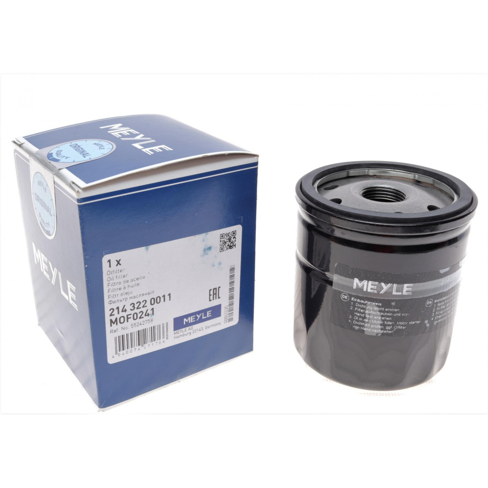 Фильтр масляный Citroen Jumper/Peugeot Boxer 2.0HDi 15- - 214 322 0011 MEYLE