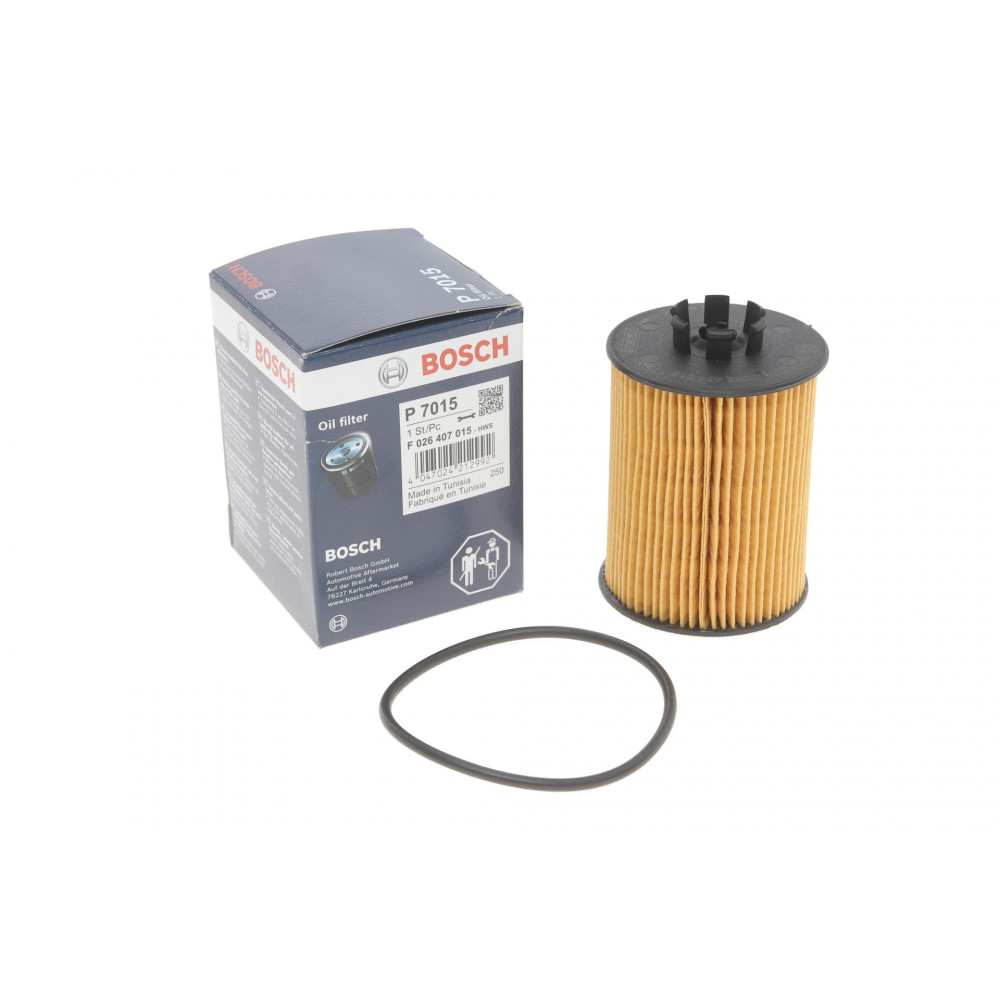Фільтр масляний Opel Combo 1.4 16V 05- h=87mm - F 026 407 015 BOSCH