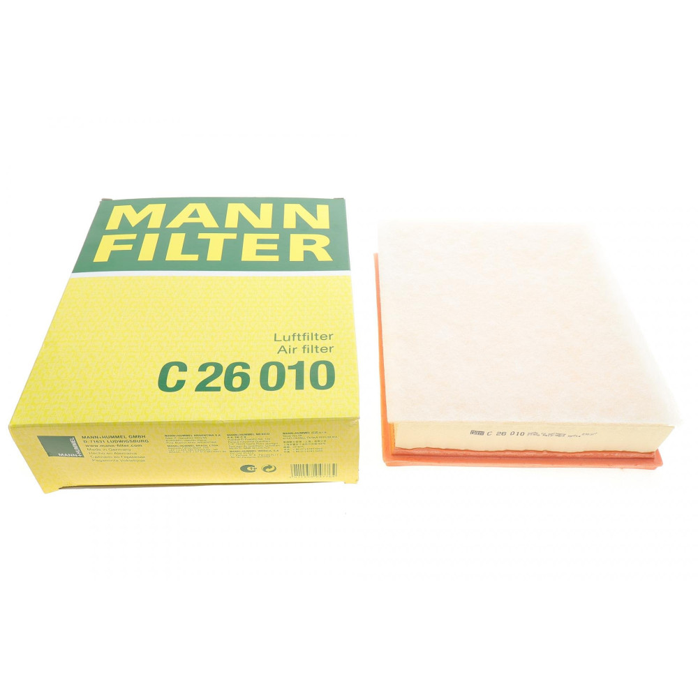 Фильтр воздушный Toyota Auris/Verso 1.6 D4-D/Avensis 1.6 D-4D/2.0 D-4D/Rav4 2.0D-4D 15-18 C 26 010 MANN-FILTER Фильтр воздушный Toyota Auris/Verso 1.6 D4-D/Avensis 1.6 D-4D/2.0 D-4D/Rav4 2.0D-4D 15-18 C 26 010 MANN-FILTER