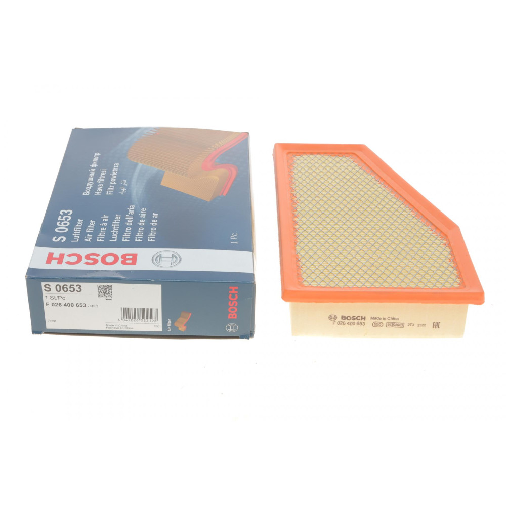 Фільтр повітряний Jeep Cherokee 3.2 13- - F 026 400 653 BOSCH
