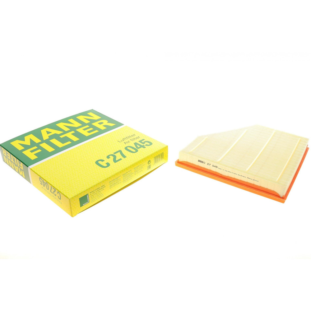 Фильтр воздушный BMW 1 F20/F21/2 F22/F23/3 F30/F31/F34/4 F32/F33/F36 2.0/3.0 B48/B58 16- C 27 045 MANN-FILTER