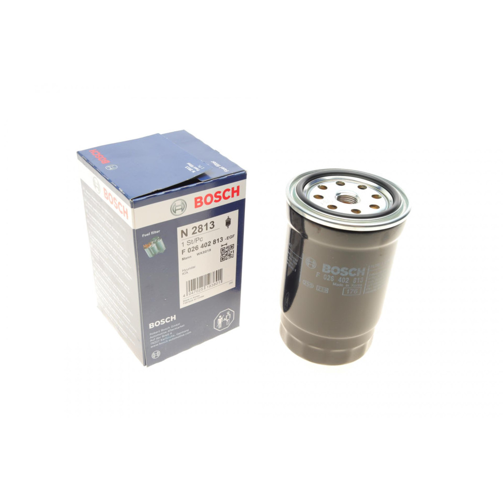 Фильтр топливный Hyundai Tucson/i30/i20/Kia Ceed/Sportage 1.6/2.0CRDi 04- - F 026 402 813 BOSCH