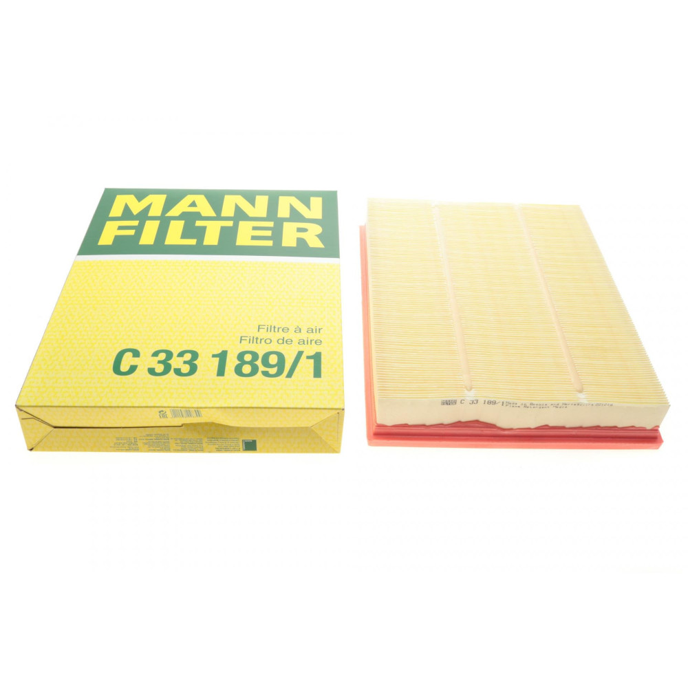 Фільтр повітряний Opel Vectra C 1.8-2.2 16V/2.0-2.2DTI/1.9CDTI/3.0-3.2 02-09/Fiat Croma 1.9JTD/2.2 05 C 33 189/1 MANN-FILTER