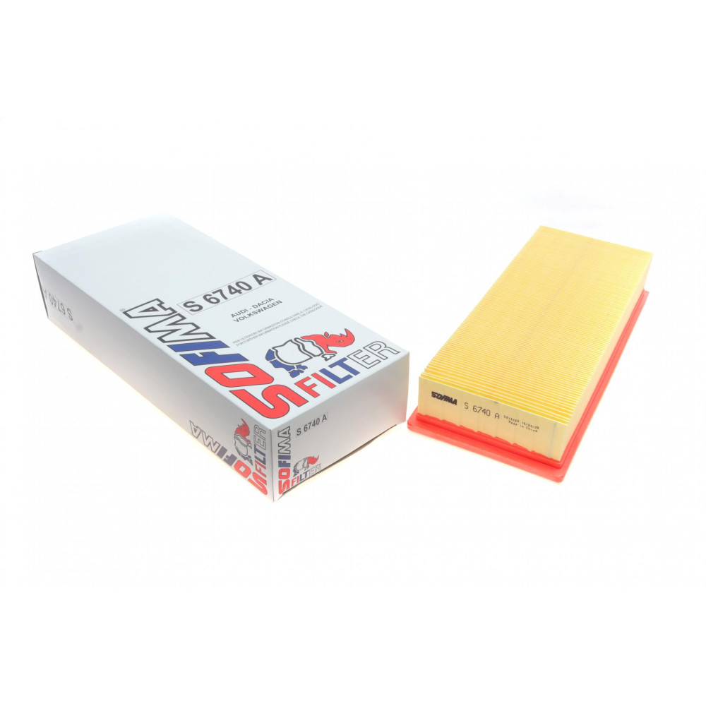 Фильтр воздушный Audi 80/100/VW T3 1.6-1.7D 81-92 - S 6740 A SOFIMA