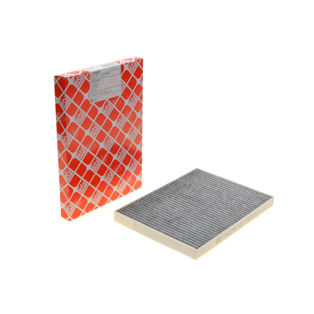 Фільтр салона Renault Koleos 2.0 dCi 08- вугольний - 174257 FEBI BILSTEIN