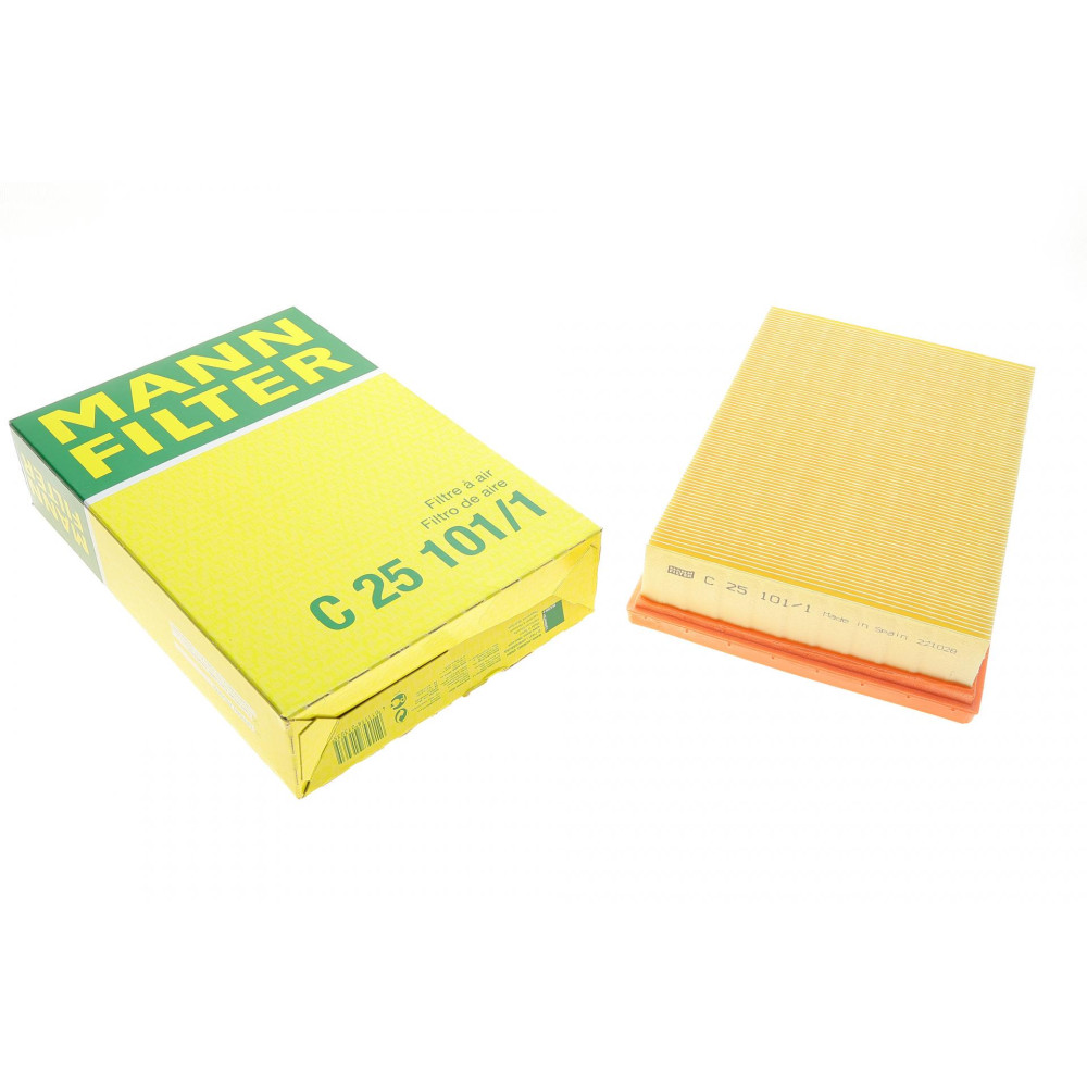 Фильтр воздушный Citroen C4 2.0 16V 04-10/Peugeot 307 1.4/1.6 16V/2.0 16V 01-05 C 25 101/1 MANN-FILTER