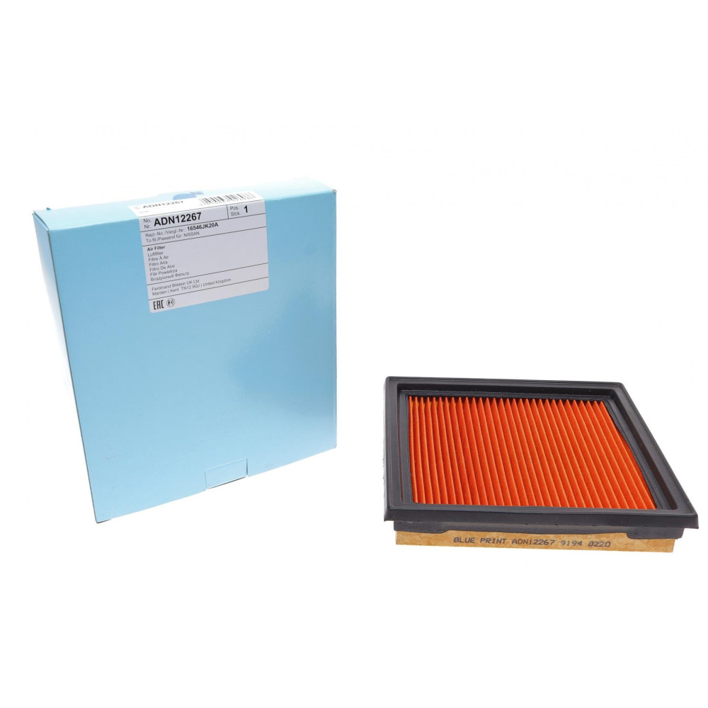 Фільтр повітряний Infiniti EX35/QX50 08- ADN12267 BLUE PRINT