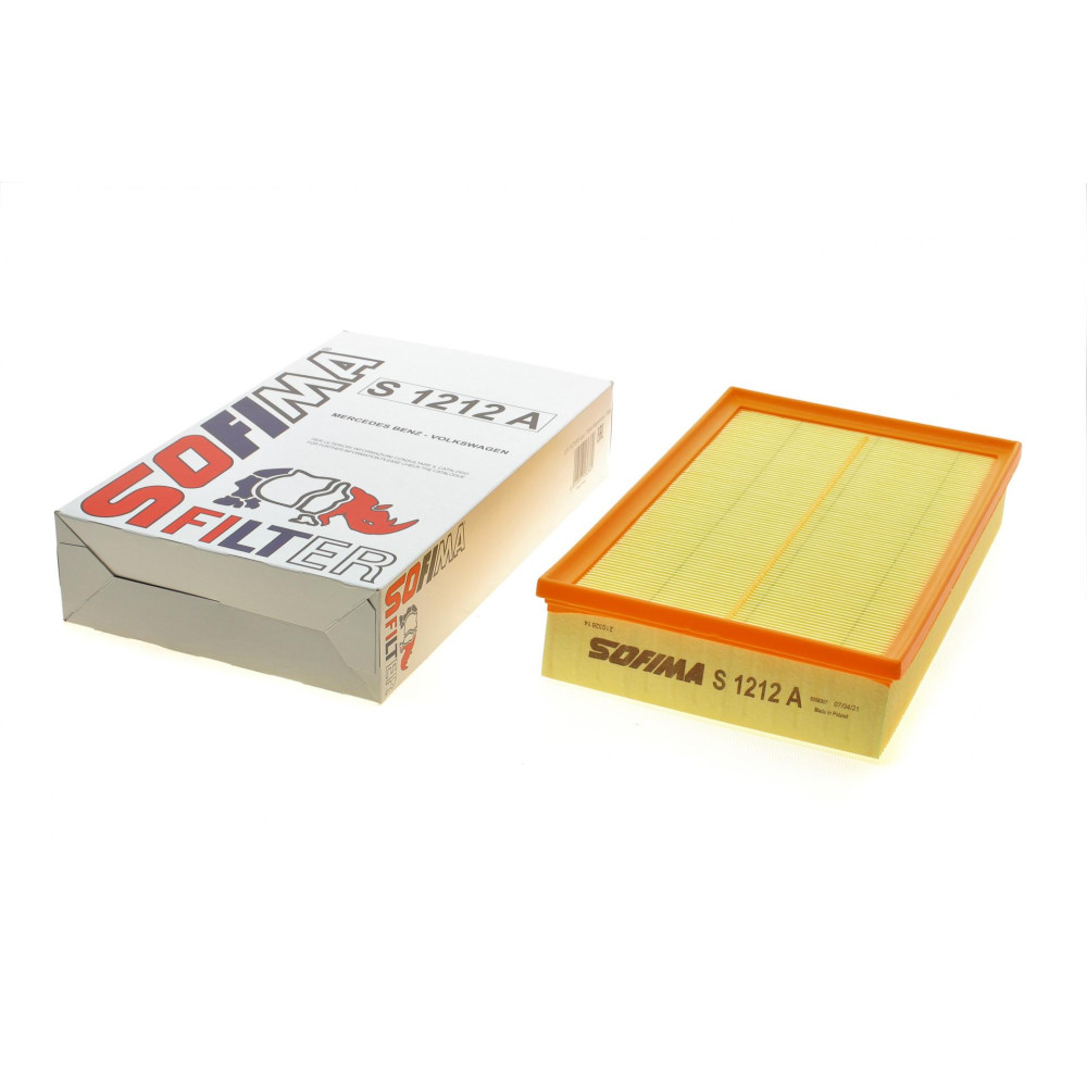 Фільтр повітряний VW T5/T6 1.9-2.5TDI/2.0-3.2 i 03-/MB E-classW210 2.0-4.3 i 95-02 - S 1212 A SOFIMA
