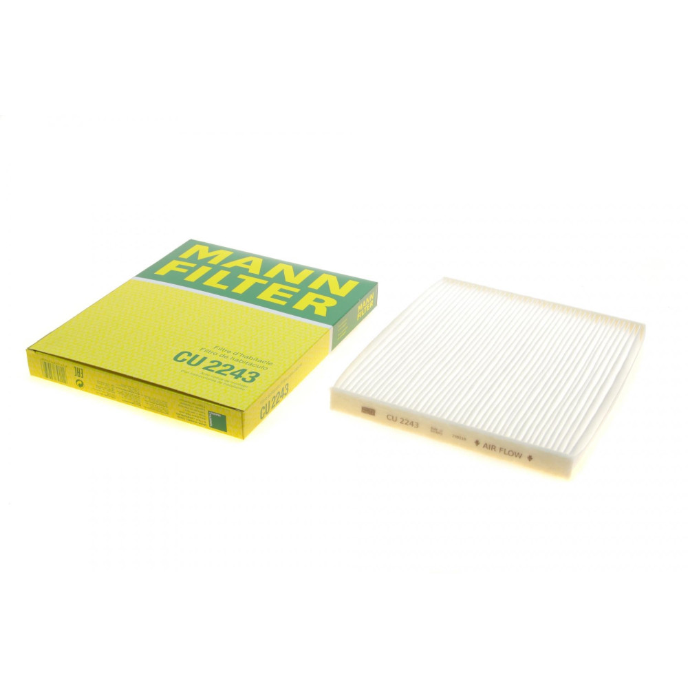 Фільтр салону Citroen Nemo/Peugeot Bipper/Fiat Doblo/Fiorino/Punto/Opel Corsa 08-/Combo 12- CU 2243 MANN-FILTER