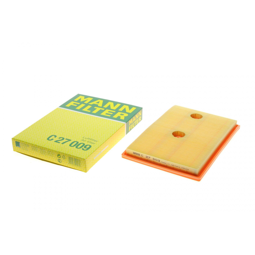 Фільтр повітряний Audi A3/Skoda Fabia/Octavia/Rapid/SuperB/VW Caddy/Golf/Passat/Touran 1.2-1.4TSI 13- C 27 009 MANN-FILTER