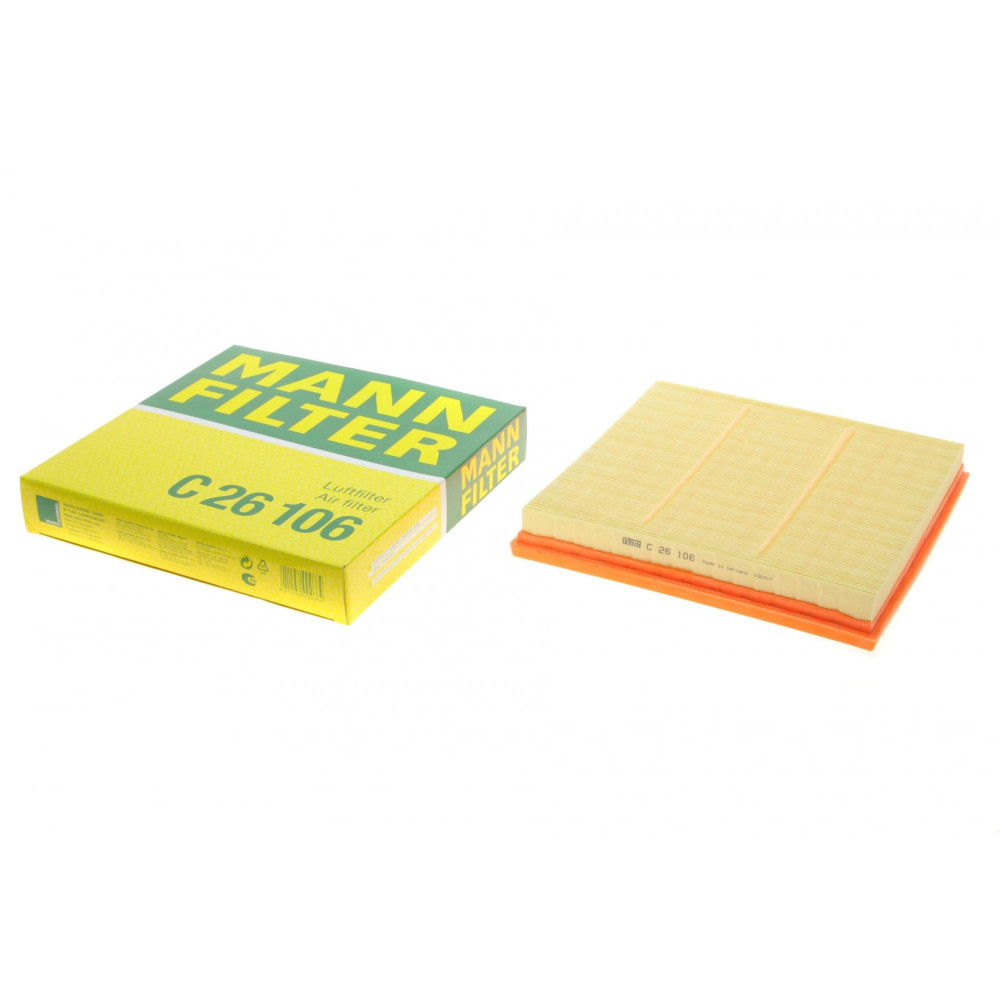 Фільтр повітряний Chevrolet Cruze/Orlando 1.6/1.8 09-/Opel Astra J 1.4-1.6 16V 09-15 C 26 106 MANN-FILTER