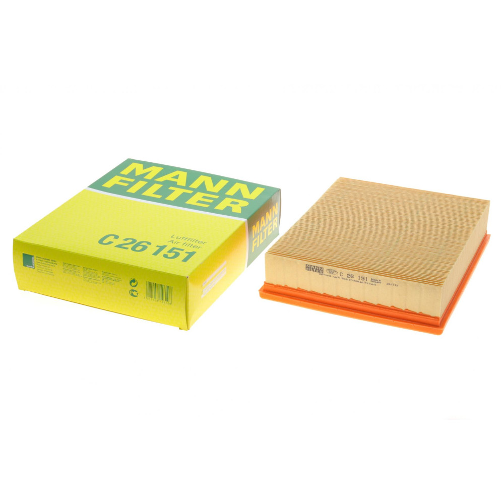 Фильтр воздушный BMW 5 E34/E39/7 E32/E38 3.0-4.9 M60/M62 92-04/X5 E53 4.4-4.8 M62/N62 00-06 - C 26 151 MANN-FILTER