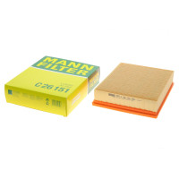 Фильтр воздушный BMW 5 E34/E39/7 E32/E38 3.0-4.9 M60/M62 92-04/X5 E53 4.4-4.8 M62/N62 00-06 - C 26 151 MANN-FILTER