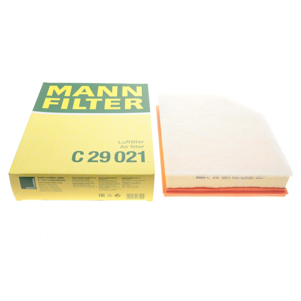 Фільтр повітряний Volvo S60/V60/S90/V90/XC60/XC90 2.0 B3-B6 Mild-Hybrid/T4-T8 16- C 29 021 MANN-FILTER