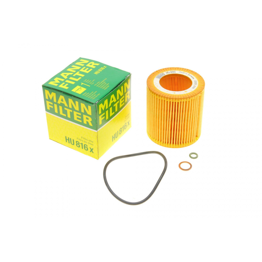 Фільтр масляний BMW 3 E90/F30/5 E60/F10 05-16 N52/N53/N20/N55 HU 816 X MANN-FILTER