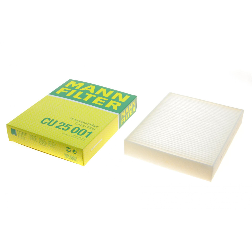 Фільтр салону BMW 1 F20/F21 11-/2 F22/F23/F87 14-/3 F30/F31/F80 11-18/4 F32/F33/F36/F82 13- - CU 25 001 MANN-FILTER