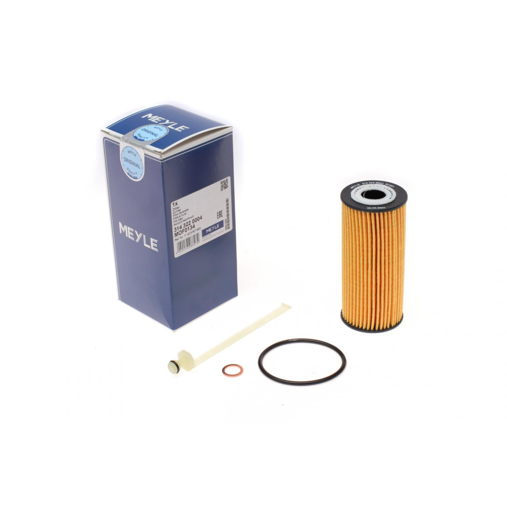Фильтр масляный BMW 3 E90-E93/F30/F80/4 F32/5 F10/F18/7 F01-F04/X5 F15/F85 10- - 314 322 0004 MEYLE