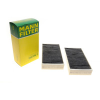Фільтр салону Mercedes ML W164 3.0CDI вугільний к-кт 2шт. - CUK 2646-2 MANN-FILTER