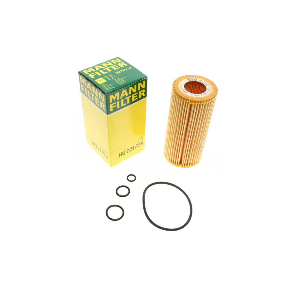 Фільтр масляний Mercedes S-class W220/W221/W222/C217 5.5-6.0AMG 02- HU 721/3 X MANN-FILTER