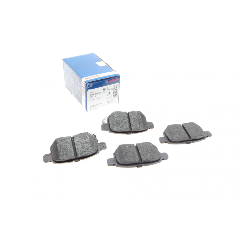 Колодки тормозные задние Toyota Auris/IQ/Urban Cruiser 07- - 0 986 494 328 BOSCH