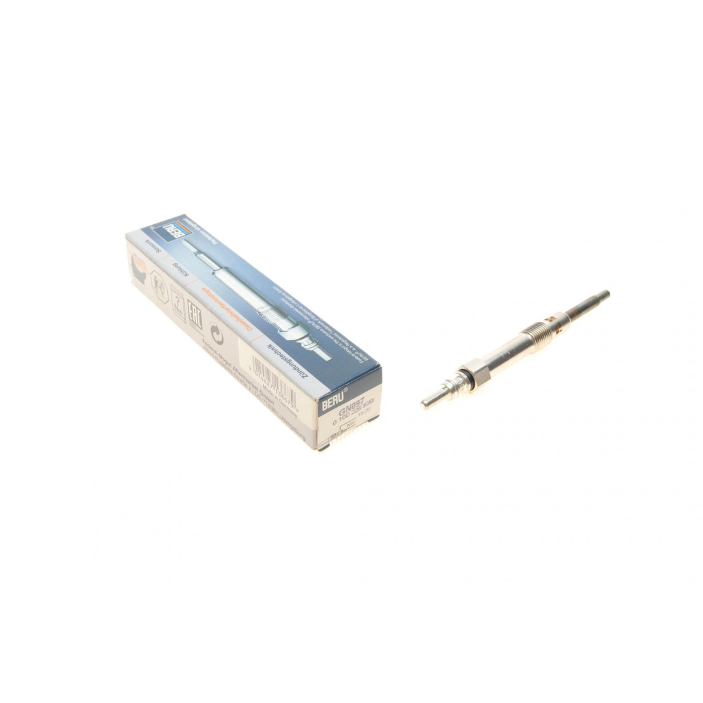 Свеча накаливания Fiat Doblo 1.9JTD Multijet 05-11V M10x1.0 L=108mm GN097 BERU