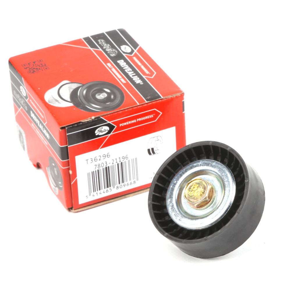 Ролик генератора BMW 1 E81/3 E46/E90/X1 E84/X3 E83/Z4 E85 1.6-2.0 01- паразитный 70х26 T36296 GATES