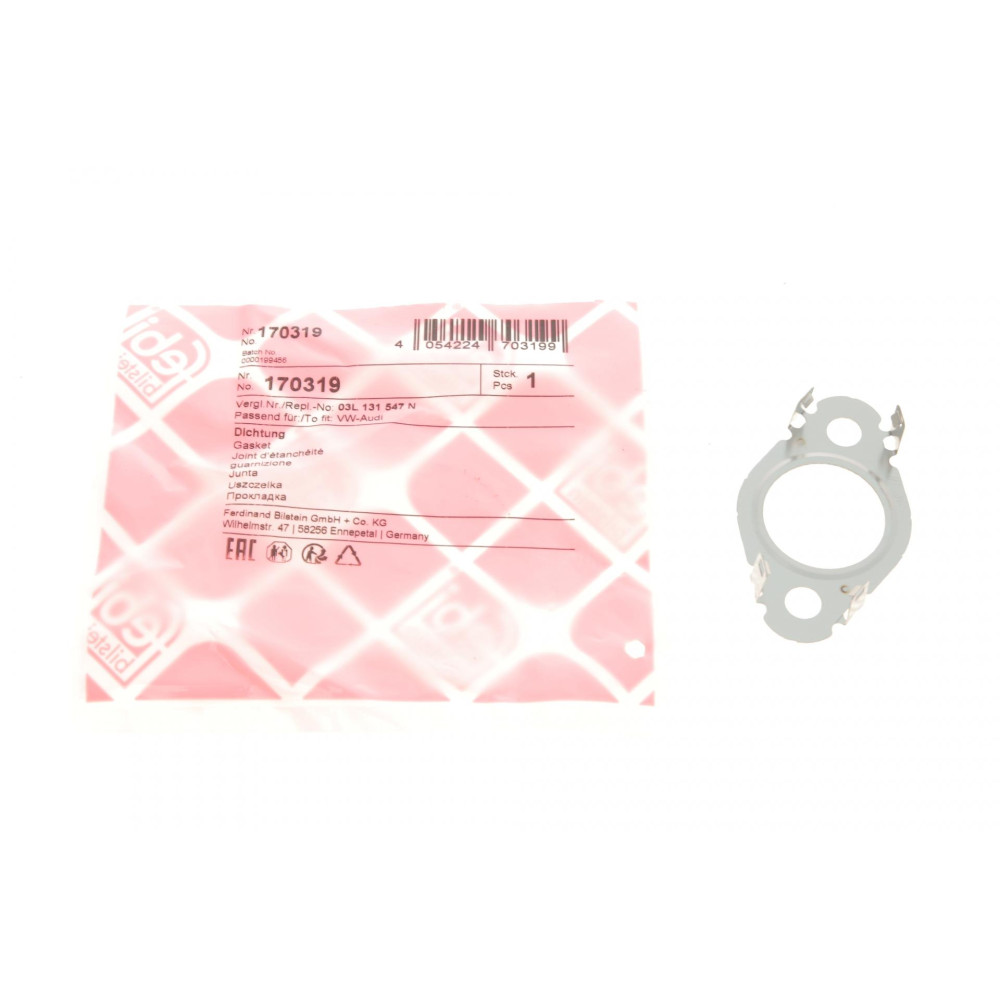 Прокладка клапана EGR VW Caddy/T5/T6 2.0 TDI 09- - 170319 FEBI BILSTEIN
