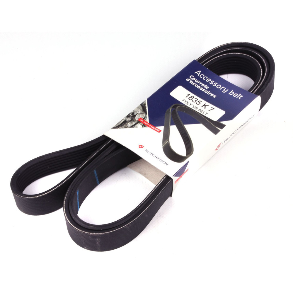 Ремень генератора Opel Movano/Renault Trafic/Master 2.5 CDTI/dCi 03- 7PK1835 1835 K 7 HUTCHINSON
