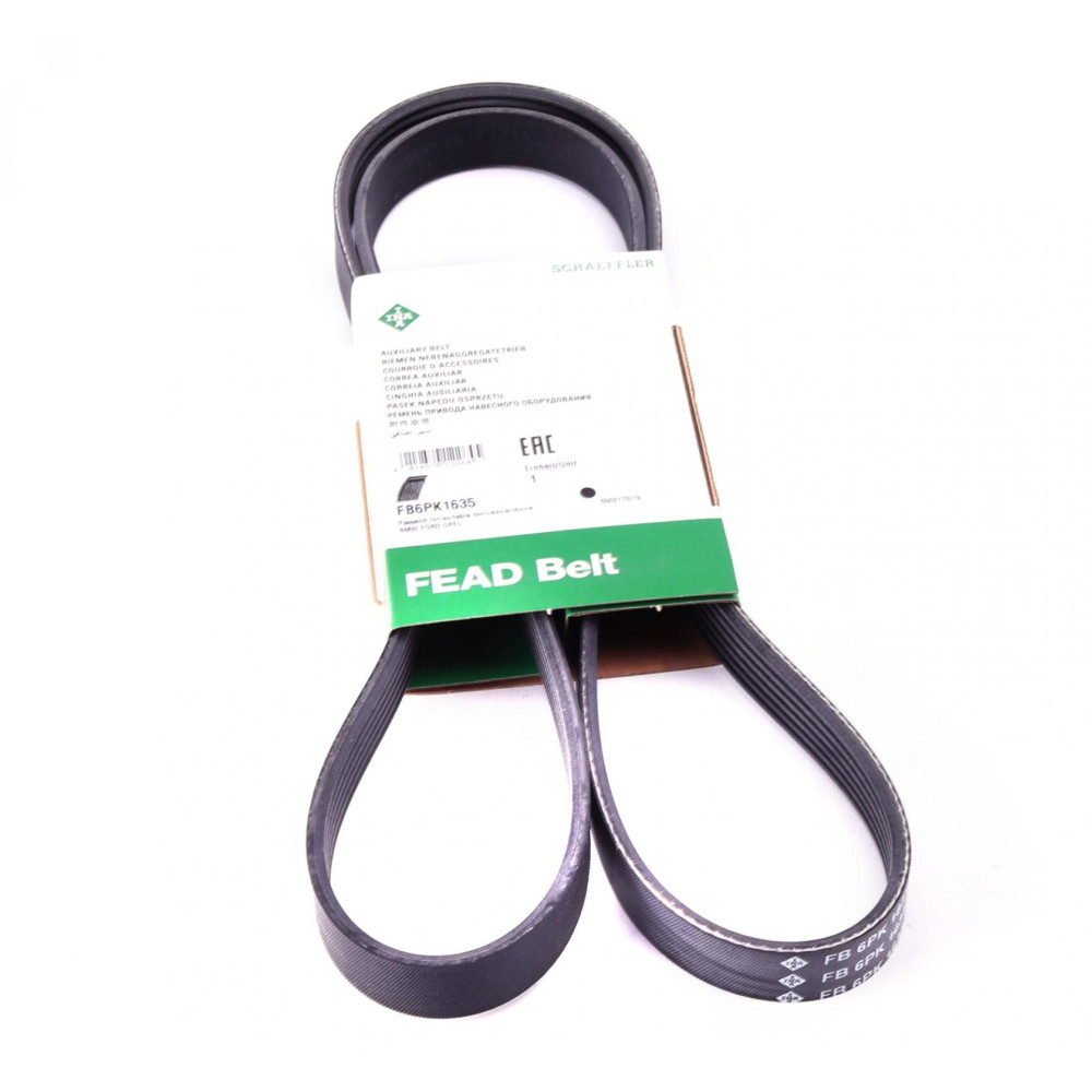 Ремень генератора Ford Transit 2.0-2.5 DI/TD 91-06 6PK1635 FB 6PK1635 INA