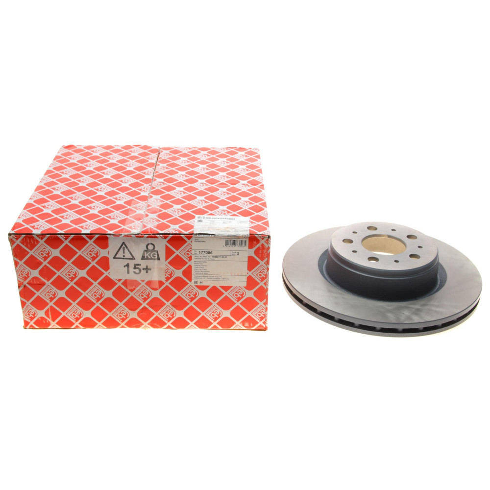 Диск гальмівний передній Tesla Model 3 17- 320x25 - 177006 FEBI BILSTEIN